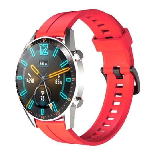 Silikonowy pasek do zegarka smartwatcha Huawei Watch GT / GT2 / GT2 Pro czerwony Huawei