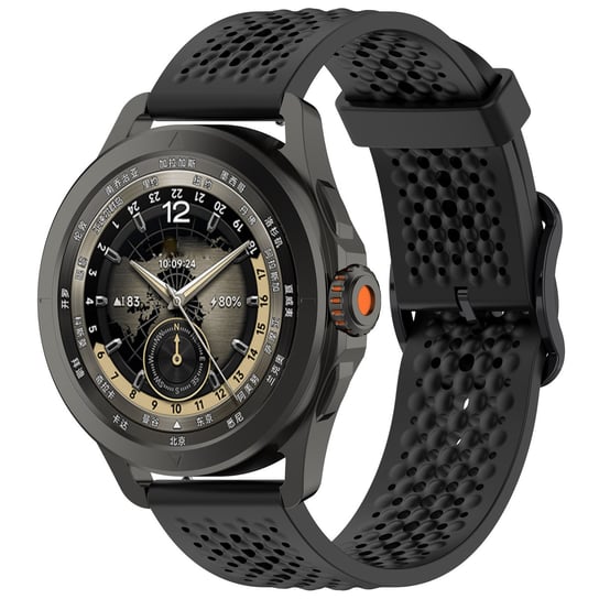 Silikonowy pasek do zegarka Xiaomi Watch S4 Sport Black 20 mm INF