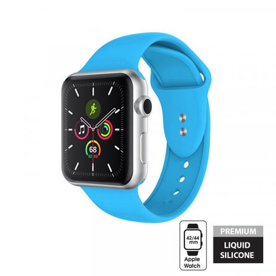 Silikonowy pasek LIQUID BAND do Apple Watch 42/44 mm, niebieski Liquid Band