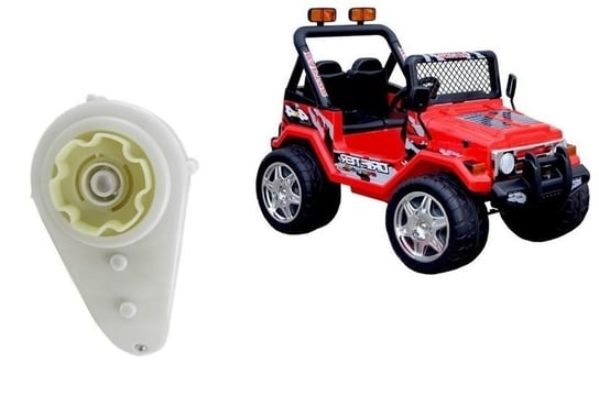 Silnik + Przekładnia do Auta Jeep RAPTOR S618 Lean Toys