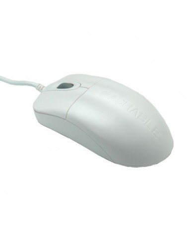 Silver Storm Wodoodporna mysz optyczna USB biały Seal Shield