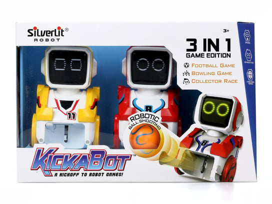 Silverlit, zabawka interaktywna Kickabot 2-pack Silverlit Robot
