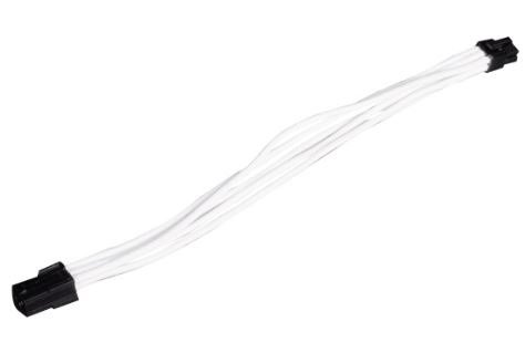 SilverStone PP07 (SST-PP07-IDE6W) PCIE-6pin to PCIE-6pin_250mm, white Silverstone