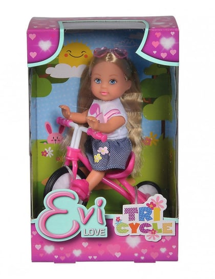 Simba, lalka Evi Love na rowerku Simba