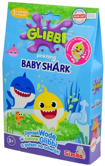 Simba, masa żelkowa do kąpieli Glibbi Baby Shark Simba