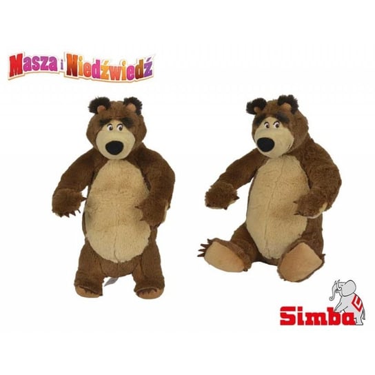SIMBA Masza i Niedźwiedź MIŚ PLUSZOWY Stojący 25 CM Simba