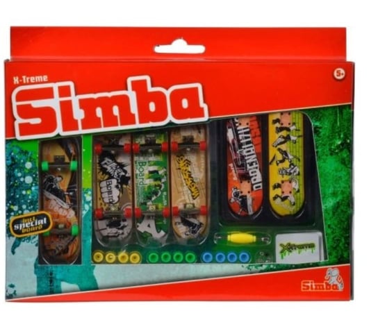 Simba, mini deskorolki Fingerboard, zestaw Simba