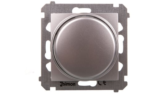 Simon 54 Premium Ściemniacz obrotowy do LED ściemnialnych 230 V 2–250 W srebrny mat DS9L.01/43 KONTAKT-SIMON