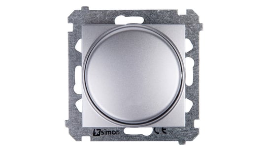 Simon 54 Ściemniacz naciskowo-obrotowy 20-500W srebrny mat DS9T.01/43 KONTAKT-SIMON