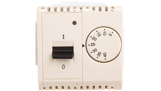 Simon Basic Regulator temperatury z czujnikiem wewnętrznym 5-40C beżowy BMRT10w.02/12 KONTAKT-SIMON