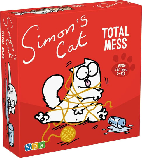 Simon's Cat Total Mess Card Game, gra towarzyska,MDR, wersja angielska MDR Dystrybucja