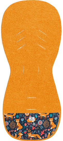 Simple Wool - Termoaktywna Wkładka Do Wózka Z Wełny Merino | Pomarańczowe Liski Simple Wool