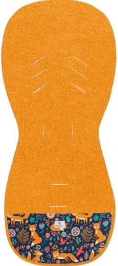 Simple Wool Wkładka Do Wózka Spacerowego Wełna Merino Pomarańczowe Liski Simple Wool