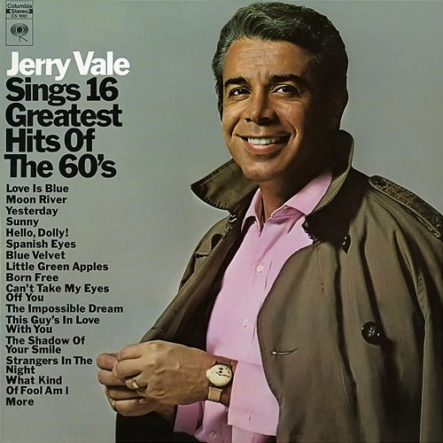 Sings 16 Greatest Hits of the 60's Jerry Vale