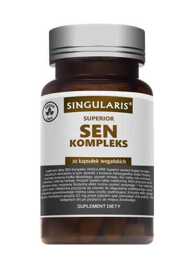 Singularis Sen Kompleks, suplement diety, 30 kapsułek Singularis-Herbs