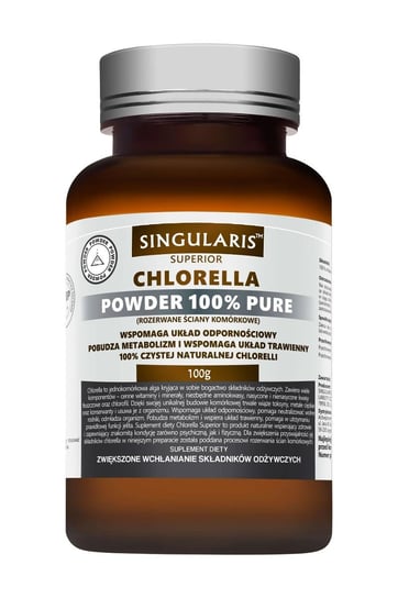 Singularis Superior Chlorella Powder 100% Pure, suplement diety, proszek 100 g Singularis