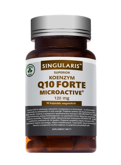 Singularis Superior Koenzym Q10 Forte Microactive SR, suplement diety, 30 kapsułek Singularis Superior