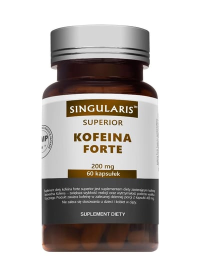 Singularis Superior Kofeina Forte, suplement diety, 60 kapsułek Singularis