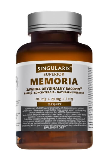 Singularis Superior Memoria, suplement diety, 60 kapsułek Singularis