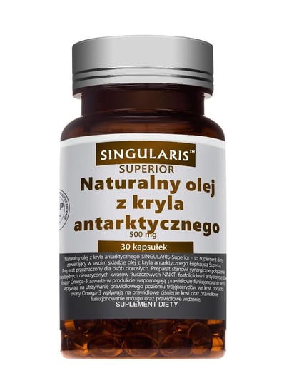 Singularis Superior Naturalny Olej z Kryla Antarktycznego, suplement diety, 30 kapsułek Singularis Superior