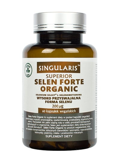 Singularis Superior, Selen Forte Organic, Suplement diety, 60 kaps. Singularis Superior