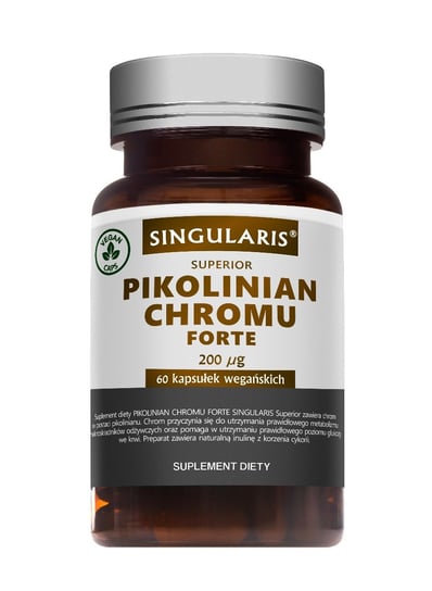Singularis, Superior, Suplement diety Pikolinian Chromu Forte,, 60 kaps. Singularis-Herbs