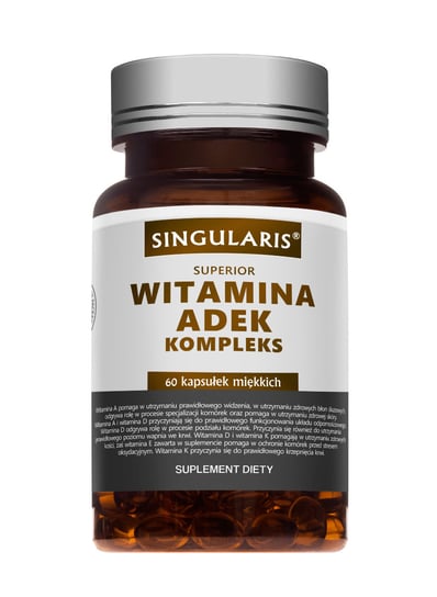 SINGULARIS Superior WITAMINA ADEK KOMPLEKS, suplement diety, kapsułki, 60 sztuk Singularis-Herbs