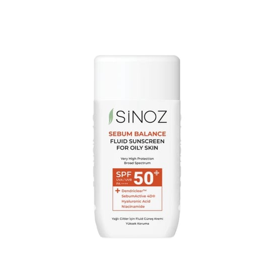 Sinoz, Sebum Balance Fluid Sunscreen for Oily Skin SPF50+ / PA++++, 50ml Sinoz