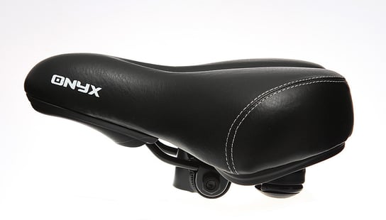 Siodełko rowerowe czarne ONYX Citi elastomer HIT Onyx