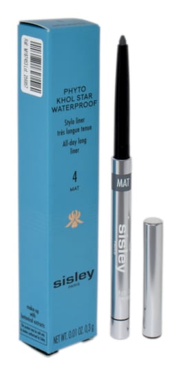 Sisley, Phyto - Khol Star Waterproof Stylo Liner, Kredka do oczu 4 Matte Graphite, 0.3 g Sisley