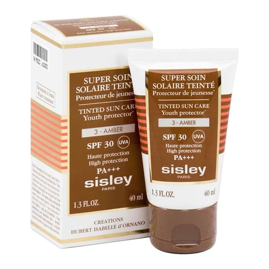 Sisley, Super Soin Solaire, krem koloryzujący do opalania twarzy Amber, SPF 30, 40 ml Sisley