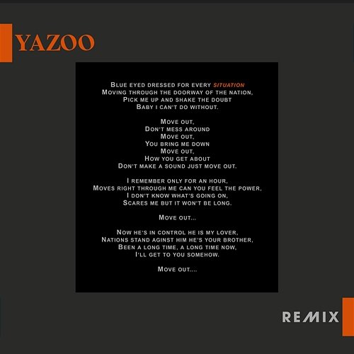 Situation Remix - 1990 Yazoo