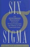 Six SIGMA: The Breakthrough Management Strategy Revolutionizing the World's Top Corporations Harry Mikel, Schroeder Richard