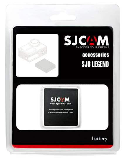 SJCAM, Akumulator / bateria SJ6, czarny SJCAM