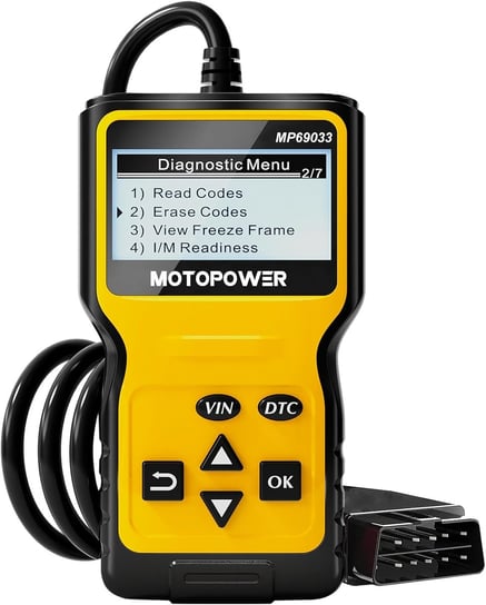 Skaner Diagnostyczny OBD2 do Kasowania Błędów Silnika Uniwersalny MOTOPOWER Motopower