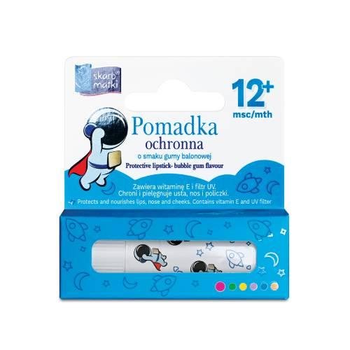 SKARB MATKI Pomadka o smaku gumy balonowej, 6,5g Skarb Matki