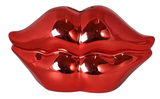 Skarbonka Ceramiczna Usta Czerwone Duże Ewax