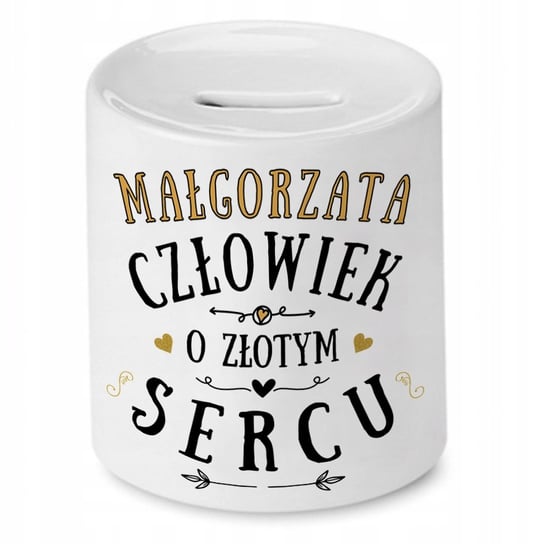 Skarbonka Dla Małgorzaty Urodziny Idealny Prezent z Nadrukiem ze Zdjęciem PoliDraw