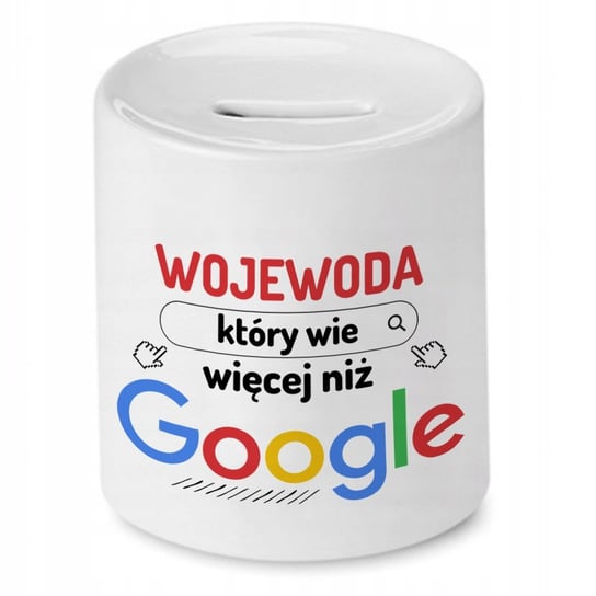 Skarbonka Dla Wojewody na Urodziny na Prezent z Nadrukiem ze Zdjęciem PoliDraw