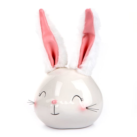 Skarbonka, Easter, głowa królika, biała Empik