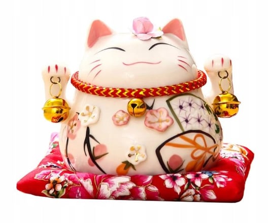 Skarbonka Maneki-Neko Japoński Kot Kotek Szczęścia AIG