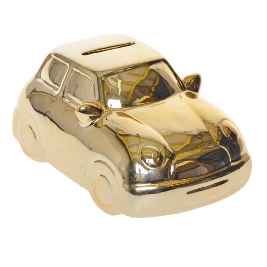 Skarbonka samochód DUWEN Caros, złota, 15x9,5 cm Duwen