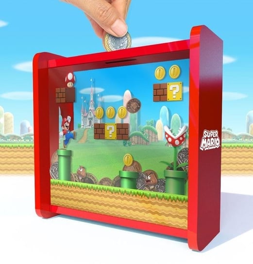 Skarbonka SUPER MARIO Retro Arcade 3D MaxiProfi