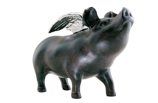 Skarbonka świnka ze skrzydłami Rockstar Pig (66022) Kare Design