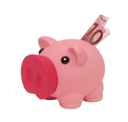 Skarbonka w kształcie świnki MONEY COLLECTOR, różowy UPOMINKARNIA