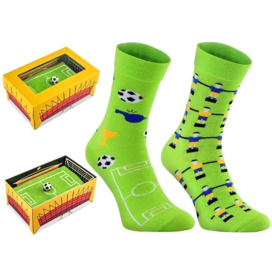 Skarpetki Damskie Męskie Na Prezent Na Urodziny Świąteczne Rainbow Socks Table Football Dla Piłkarzy 1 Para 36-40 Rainbow