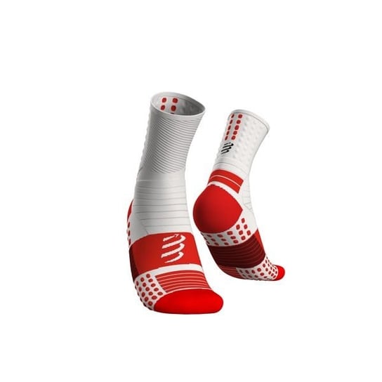 Skarpetki Do Biegania Compressport Pro Marathon Socks | White - Rozmiary 42-44 Compressport