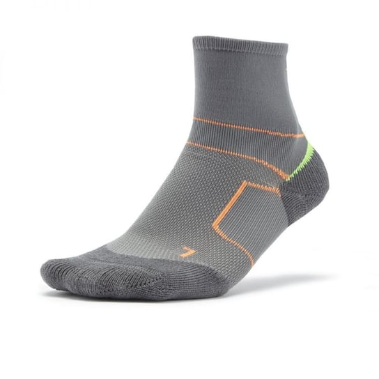 Skarpetki Do Biegania Mizuno Endura Trail Socks | Grey/Orange/Yellow - Rozmiary 38-40 Mizuno