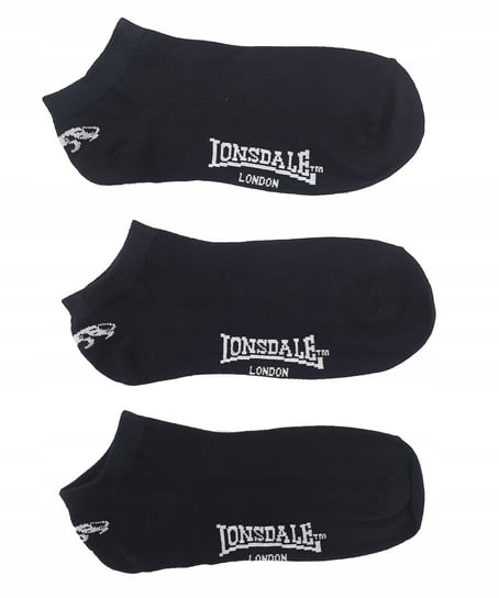 Skarpetki Lonsdale 39-42 3 Pary Stopki Hit Czarne Lonsdale
