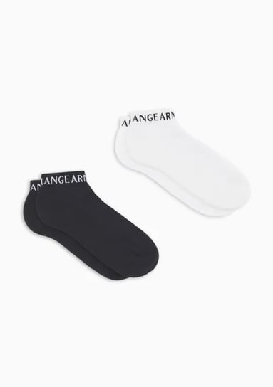 Skarpetki Męskie ARMANI 2 PACK Granatowe/Białe L/XL Armani Exchange